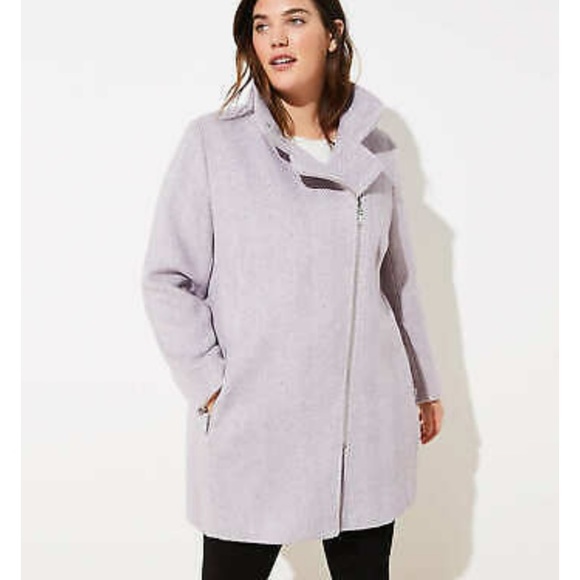 LOFT Herringbone Moto coat XL - Picture 4 of 6